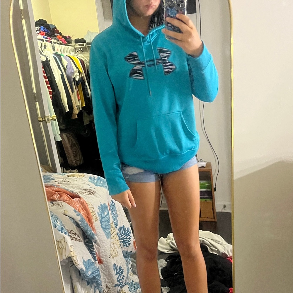 Under Armour Women's Teal Hoodie